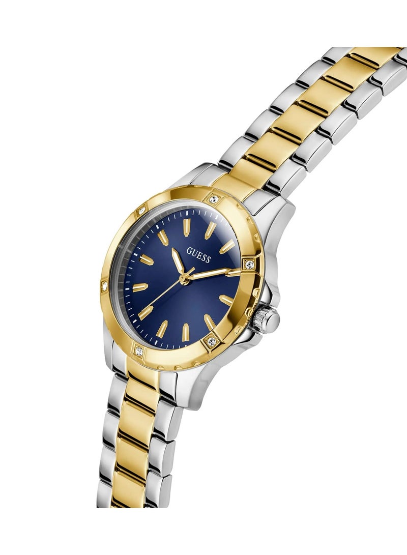 Guess Women’s Mist Blue Round Analog  Quartz Watch GW0948L3 - Image 3